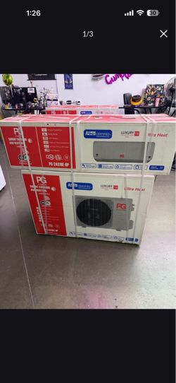 PG 24,000 BTU 2-Ton Mini Split AC& Heat Remote Control