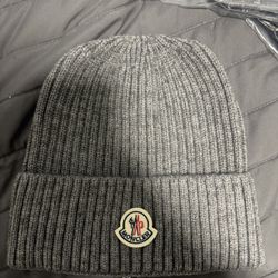 Grey Moncler Beanie