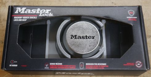 Master Lock Magnum Heavy Duty Lock & Hasp With Key M736XKAD F(contact info removed)2