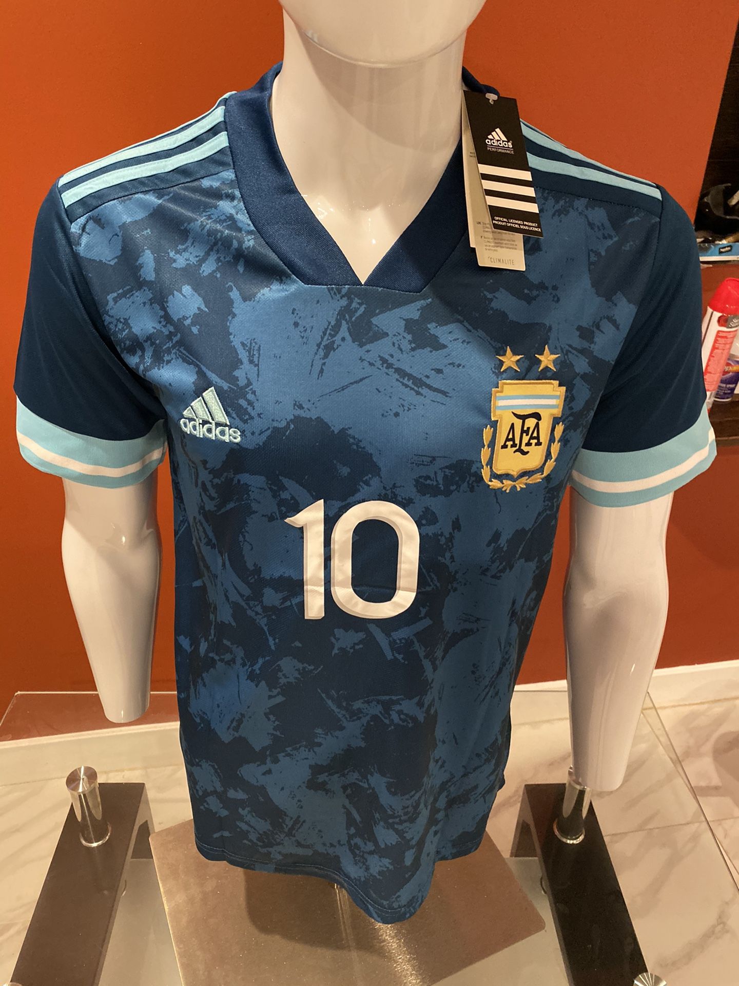 Lionel Messi Argentina #10 New Jersey soccer 2020