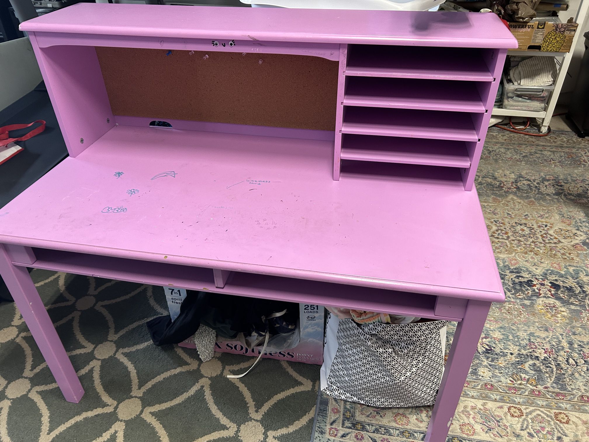 Kids Desk And Office Chair - Free. Must Take Both