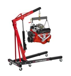 Foldable shop crane