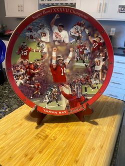Buccaneers Superbowl plate