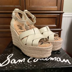 Sam Edelman Platform Wedge Sandals 7.5M
