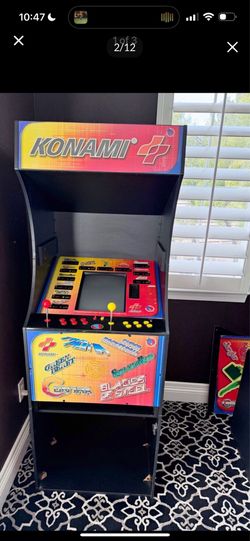 Konami 12-in-1 Arcade Cabinet – Big Electronic Games – Works Great!!!