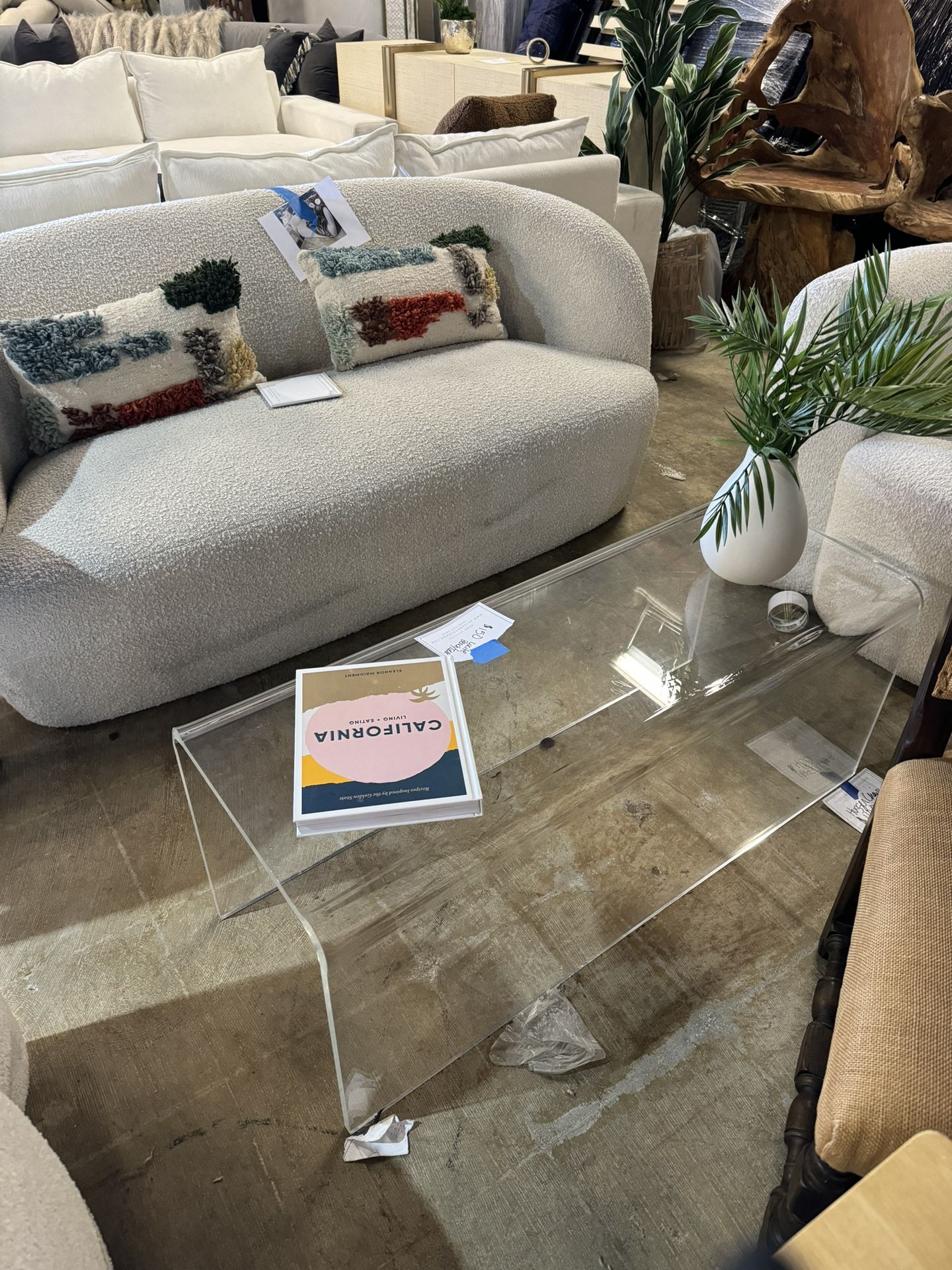 Lucite Bench Or Coffee Table