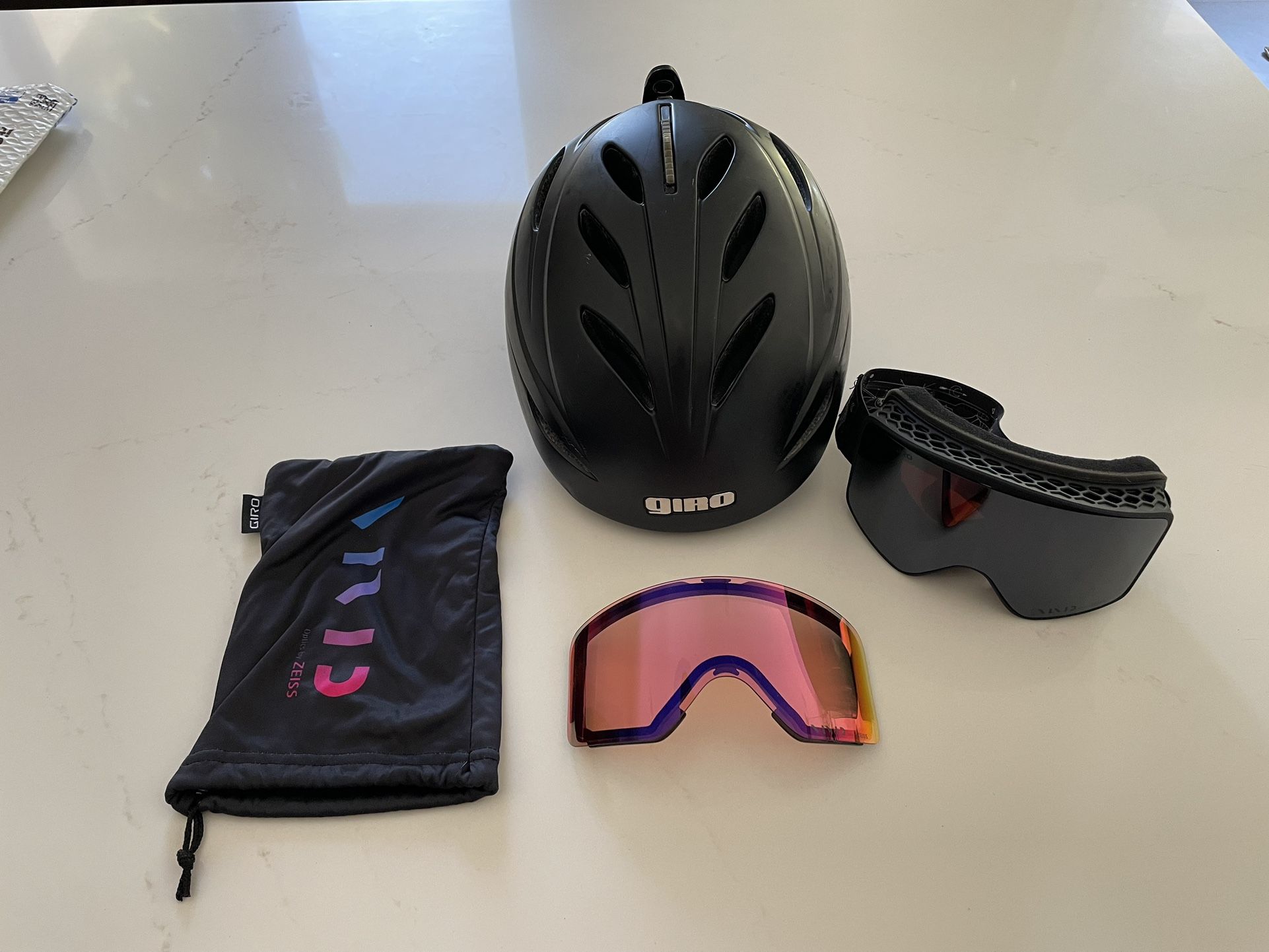 Gyro Ski Helmet And Goggles