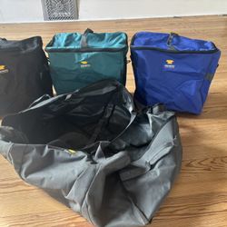 Mountainsmith 3 Weatherproof Cubes With Hauler Excellent Condition 