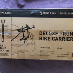 Allen Sports Deluxe 2 Bike car Suv Rack Bicycle Adaptor Bar Combo Pack, Model 102900CP   NEW IN BOX