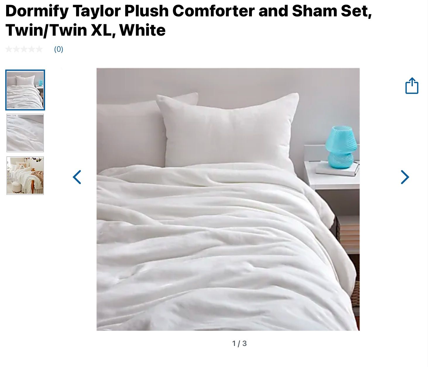 Dormify Taylor Plush Comforter (Comforter Only)