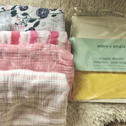 Aden + Anais Muslin Swaddle Blankets