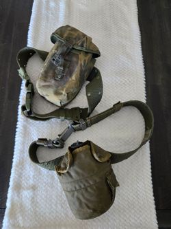 Camouflage Military Pouches with Belts