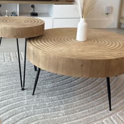 Vintage-Style Coffee Table Set