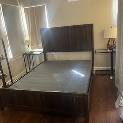 Queen Bed Frame and Box Spring