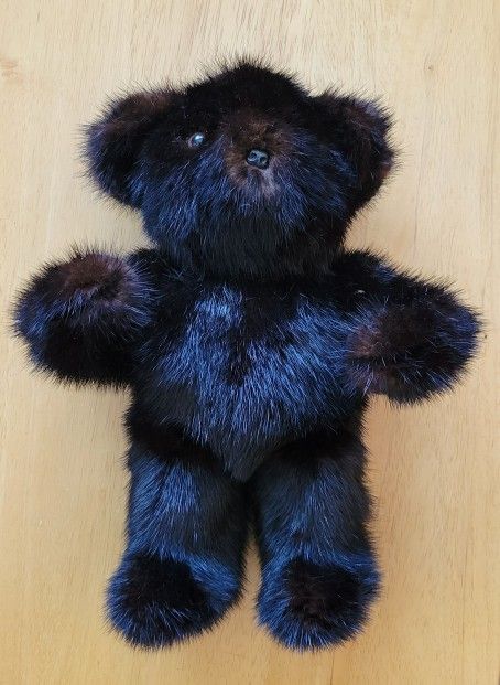 Bear Made From Real Genuine Mink Fur