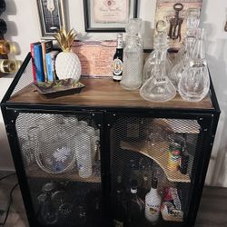 Industrial Bar Cart