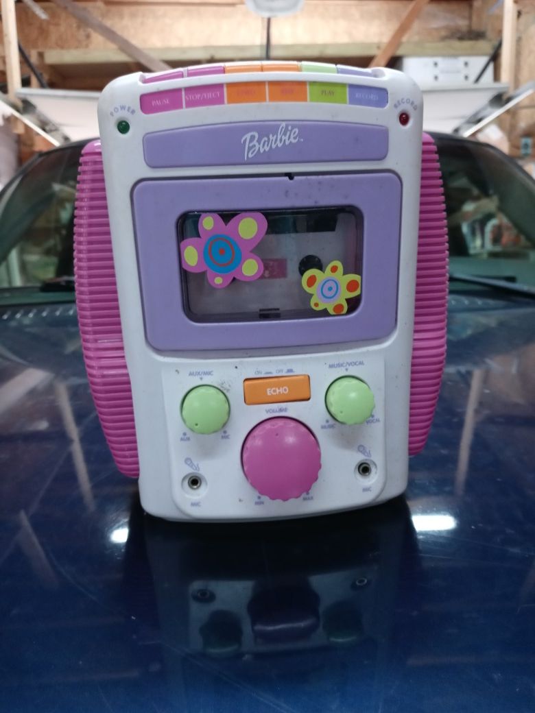 Barbie casette player