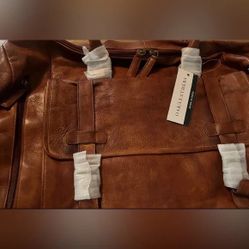 Real Leather Duffle Bag 