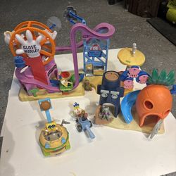 Fisher Price Imaginext Spongebob Squarepants Toy Lot Glove World /Bedtime Misc