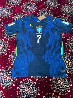 Brazil Vinícius Jr. #7 Soccer Jersey – SizeM, L, XL– Brand New with Tags