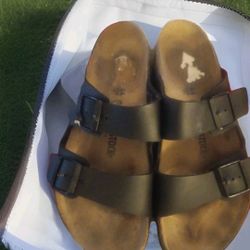 Birkenstock Sandals DOUBLE Blk Strap MENS  EU - 44/ US- 11