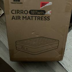 Twin Air Mattress With Build In Pump New $40.00 
