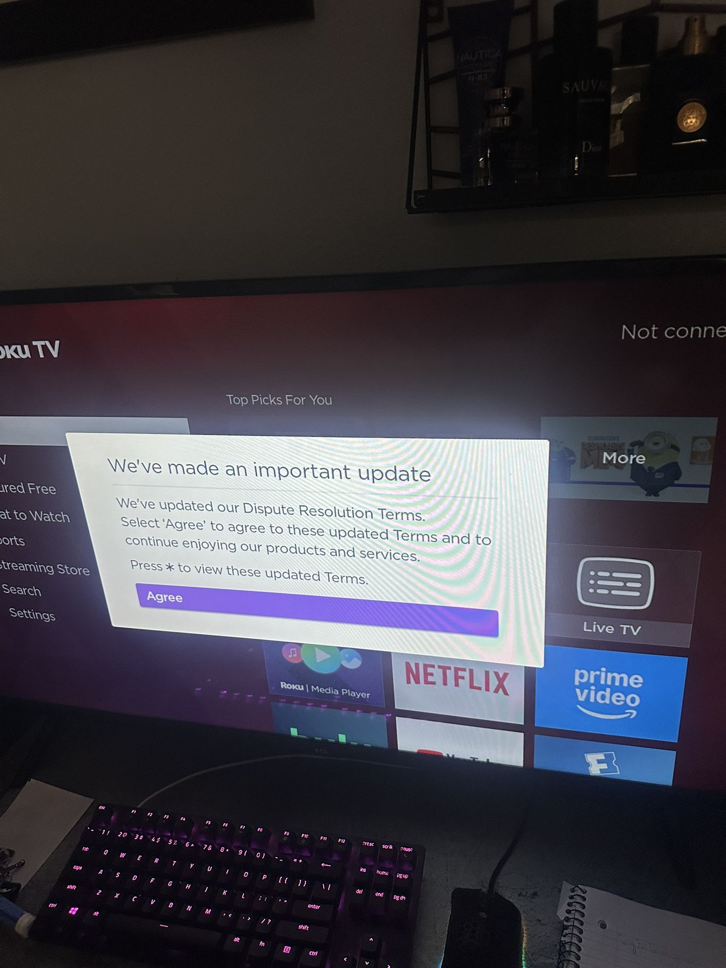 TCL x ROKU TV