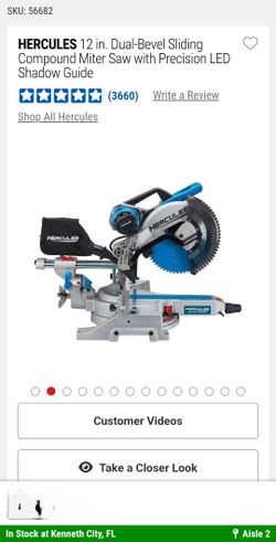 12" Dual Bevel Sliding Compound Mitre Saw
