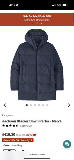 Patagonia 2XL Navy Blue Parka