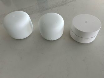 Google Nest Wifi Router, Point, and Google Wifi Mesh Router Set
