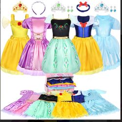 princess dress up 18 pieces