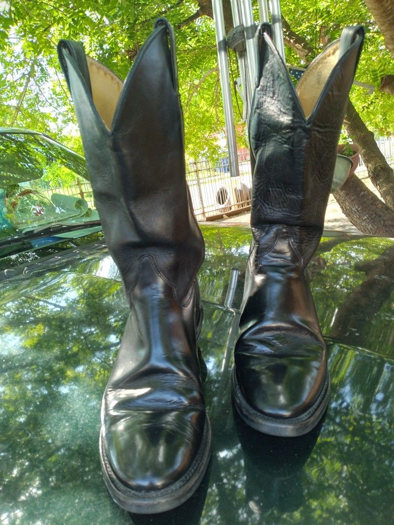 MEN'S JUSTIN TOBIAS BOOTS/SIZE 9 D