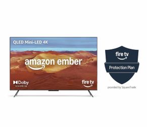 Amazon Ember 75" Mini-LED Series with Fire TV (newest model), QLED 4K UHD smart TV, Dolby Vision IQ, 144hz gaming mode, Ambient Experience, find shows
