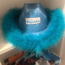 Moana fluffy glitter and furry hat! 