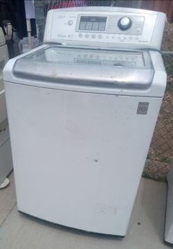 LG top load and front load washer and dryer