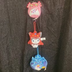 McDonalds Yugioh! x Hello Kitty & Squishmallow Toys. Pre-owned Like New.