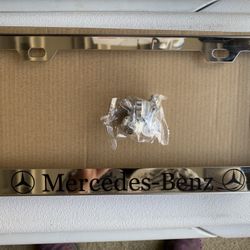 Mercedes Benz  License Plate (brand New)