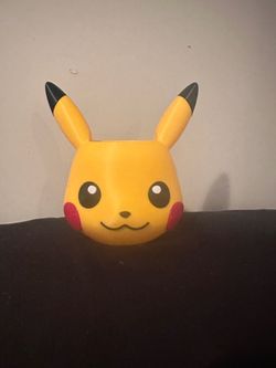 Pikachu Head Shaped Container or Planter