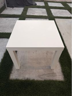 IKEA white end table