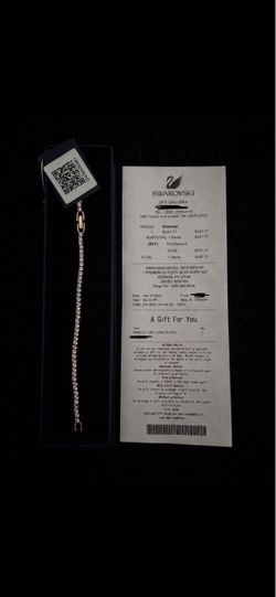 Swarovski Crystal Tennis Bracelet