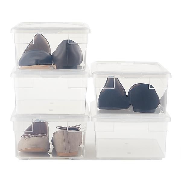 Storage - The Container Store Shoe Boxes With Lids