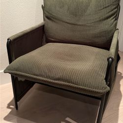 Green Corduroy Chair