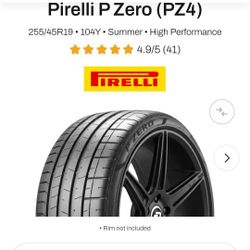 Tire Pirelli P ZERO 19"