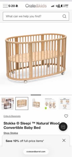 Crate & Barrel Crib