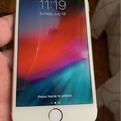 iPhone 6 Unlocked 16GB Works  But Cracked Screen