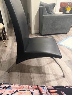 Black modern dining chairs