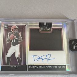 2023 Panini One Dorian Thompson Robinson RPA /99