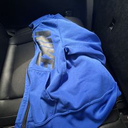 Nike Blue Hoodie Size Medium 