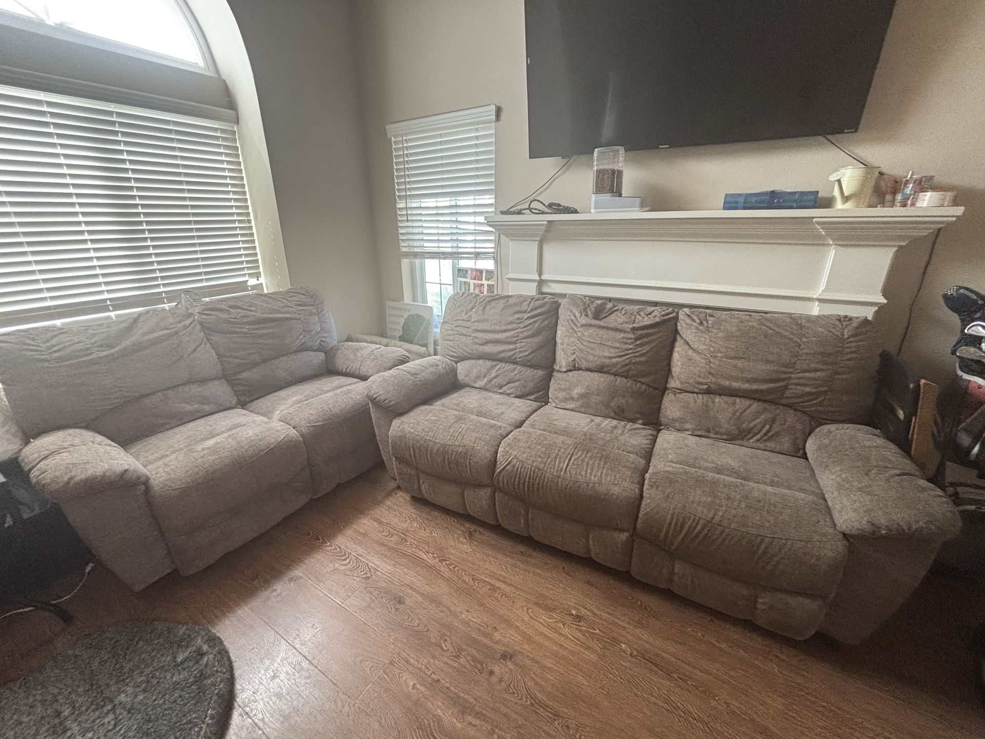 Reclining Couch & Loveseat