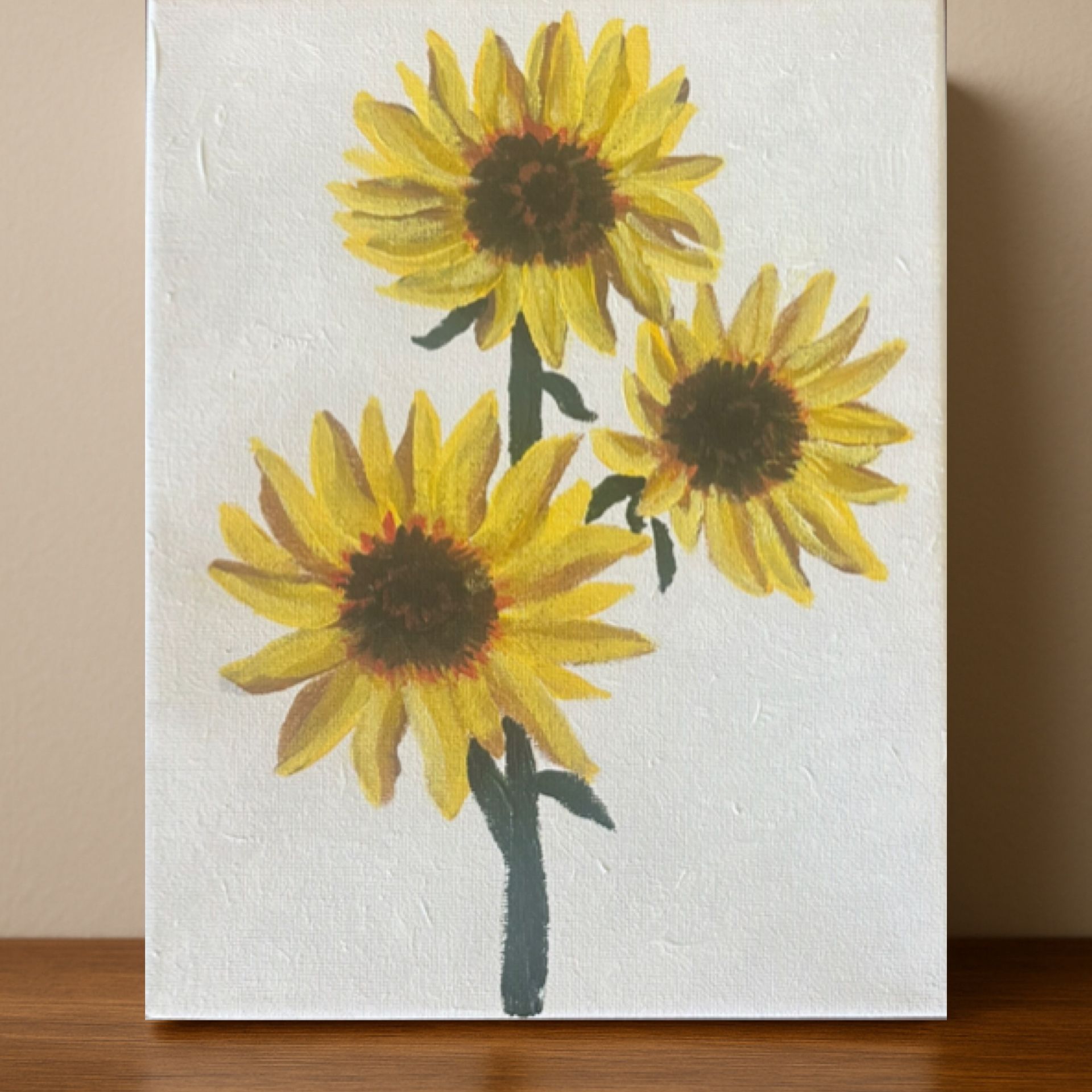 Sunflower Painting 8x10”